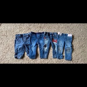 Bundle of 18-24 month girls jeans